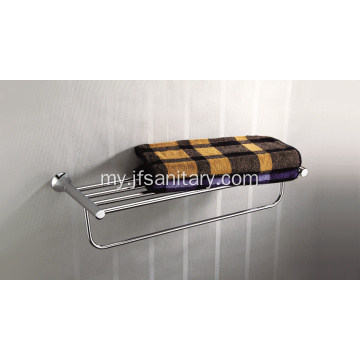 Wall Hung Chrome Double Layer Towel Rack